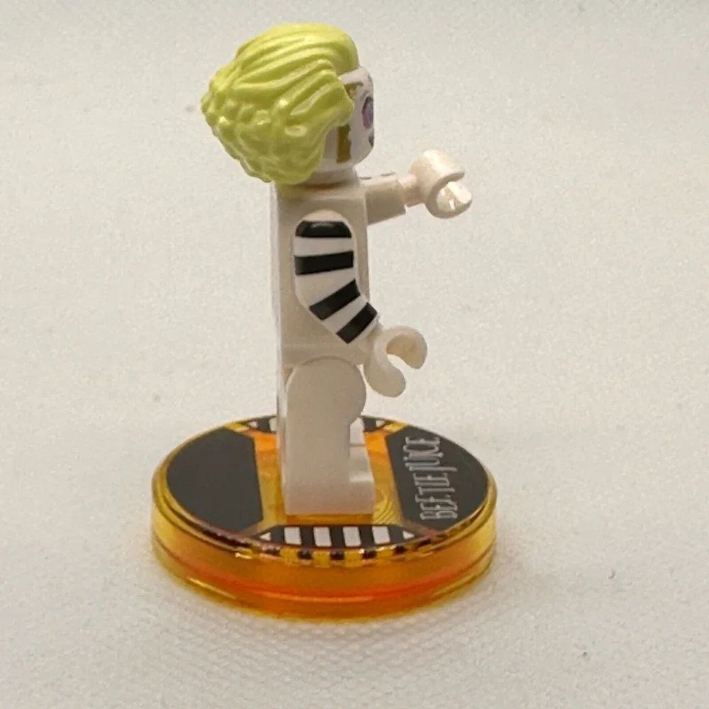 LEGO Dimensions 71349 BEETLEJUICE Minifig Minifigure WITH DISC‎ Rare Retired
